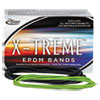 X treme File Bands 117B 7 x 1 8 Lime Green Approx. 175 Bands 1lb Box