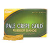 Pale Crepe Gold Rubber Bands Sz. 19 3 1 2 x 1 16 1lb Box