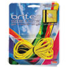 Brites Corner To Corner Rubber Bands 8 1 2 quot; Yellow 3 Pack