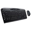 MK320 Wireless Desktop Set Keyboard Mouse USB Black