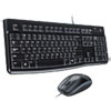 MK120 Wired Desktop Set Keyboard Mouse USB Black