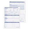Employee Application Form 8 3 8 x 11 50 Pad 2 Pack