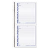 Memorandum Book, Two-Part Carbonless, 5.5 x 5, 2 Forms/Sheet, 100 Forms Total