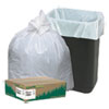Recycled Tall Kitchen Bags 13 16gal .8mil 24 x 33 White 150 Bags Box