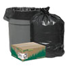 Recycled Can Liners 56gal 2mil 43 x 47 Black 100 Carton
