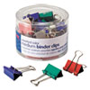 Binder Clips Metal Assorted Colors Medium 24 Pack