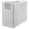 Urban Collection Punched Metal Desktop File 13 x 5 3 4 x 10 3 4 White