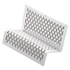 Urban Collection Punched Metal Business Card Holder Holds 50 2 x 3 1 2 White