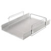Urban Collection Punched Metal Letter Tray White