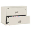 Two Drawer Lateral File 31 1 8w x 22 1 8d UL Listed 350 176; Ltr Legal Parchment