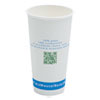 Compostable Insulated Ripple Grip Hot Cups 20oz White 25 Pack