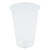 Compostable PLA Corn Plastic Cold Cups 16oz Clear 50 Pack