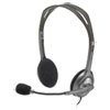 H111 Binaural Over-the-Head, Stereo Headset, Black/Silver