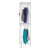 Wire Shelving Garment Tower 18w x 18d x 81 3 4h Silver