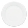Compostable Sugarcane Bagasse 6 in Plate Round White 50 Pack