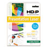 HD:P Presentation Laser Paper, 3-H, 96 Bright, 24lb, 8-1/2 x 11,