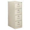 310 Series Vertical File, 4 Legal-Size File Drawers, Light Gray, 18.25" x 26.5" x 52"