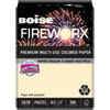 FIREWORX Colored Paper 20lb 8 1 2 x 11 Flashing Ivory 500 Sheets Ream