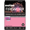 FIREWORX Colored Paper 20lb 8 1 2 x 11 Cherry Charge 500 Sheets Ream