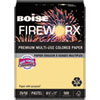 FIREWORX Colored Paper 20lb 8 1 2 x 11 Boomin Buff 500 Sheets Ream
