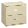 400 Series Two Drawer Lateral File 30w x 19 1 4d x 28 3 8h Putty