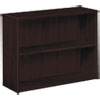 10500 Series Laminate Bookcase, Two-Shelf, 36w x 13.13d x 29.63h, Mahogany