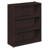 10500 Series Laminate Bookcase Three Shelf 36w x 13 1 8d x 43 3 8h Mahogany