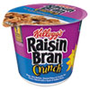 Breakfast Cereal Raisin Bran Crunch Single Serve 2.8oz Cup 6 Box