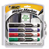 Low Odor and Bold Writing Dry Erase Marker Kit Chisel Tip Assorted 4 Pack