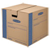 SmoothMove Prime Medium Moving Boxes 18l x 18w x 16h Kraft Blue 8 Carton