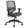 Solve Series ReActiv Back Task Chair, Supports Up to 300 lb, 18" to 23" Seat Height, Ink Seat, Charcoal Back, Black Base