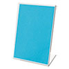 Clips Grips Tags Mini Tabletop Sign Holder 3 x 1 1 2 x 4 Clear 10 Pack