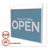 Classic Image Single Sided Wall Sign Holder Plastic 11 x 8 1 2 Insert Clear