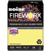 FIREWORX Colored Paper 20lb 8 1 2 x 11 Crackling Canary 500 Sheets Ream