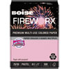 FIREWORX Colored Paper 20lb 8 1 2 x 11 Powder Pink 500 Sheets Ream