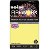 FIREWORX Colored Paper 20lb 11 x 17 Crackling Canary 500 Sheets Ream