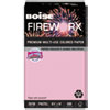 FIREWORX Colored Paper 20lb 8 1 2 x 14 Powder Pink 500 Sheets Ream