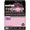 FIREWORX Colored Paper 24lb 8 1 2 x 11 Powder Pink 500 Sheets Ream