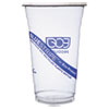 BlueStripe 25% Recycled Content Cold Cups 20 oz Clear Blue 1000 Carton
