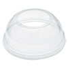 Open-Top Dome Lid, Fits 16 oz to 24 oz Plastic Cups, Clear, 1.9" Dia Hole, 1,000/Carton