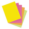 Array Card Stock 65 lb. Letter Assorted Hyper Colors 50 Sheets Pack