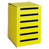 Classroom Keepers Homework Collector Yellow 6 Compartments 13 x 14 x 18