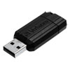 PinStripe USB Flash Drive 8GB Black