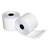 Two Ply Calculator Cash Register Rolls 2 1 4 quot; x 90 feet White White 12 Pack