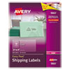 Clear Easy Peel Shipping Labels Laser 2 x 4 500 Box