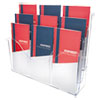 Three Tier Document Organizer With Dividers 14w x 3 1 2d x 11 1 2h Clear