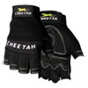 Cheetah 935CHFL Fingerless Gloves Large Black