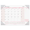 Recycled Breast Cancer Awareness Monthly Desk Pad Calendar 18 1 2 x 13 2017
