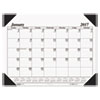Recycled Workstation Size One Color Monthly Desk Pad Calendar 18 1 2 x 13 2017