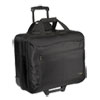CityGear Rolling Travel Laptop Case Nylon 18 x 10 x 15 Black Silver